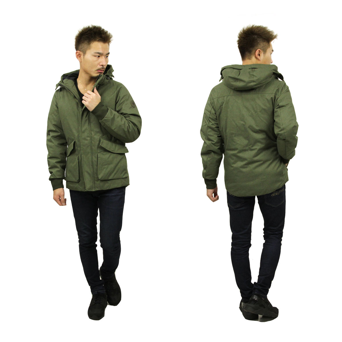 �����å�����ɥ����� �����󥸥㥱�å� ��� ��������Ź SCOTCH��SODA �����������㥱�å� SHORT HOODED JACKET ARMY MELANGE 154392 81846 47 A39B B1C C1D D4E E08F