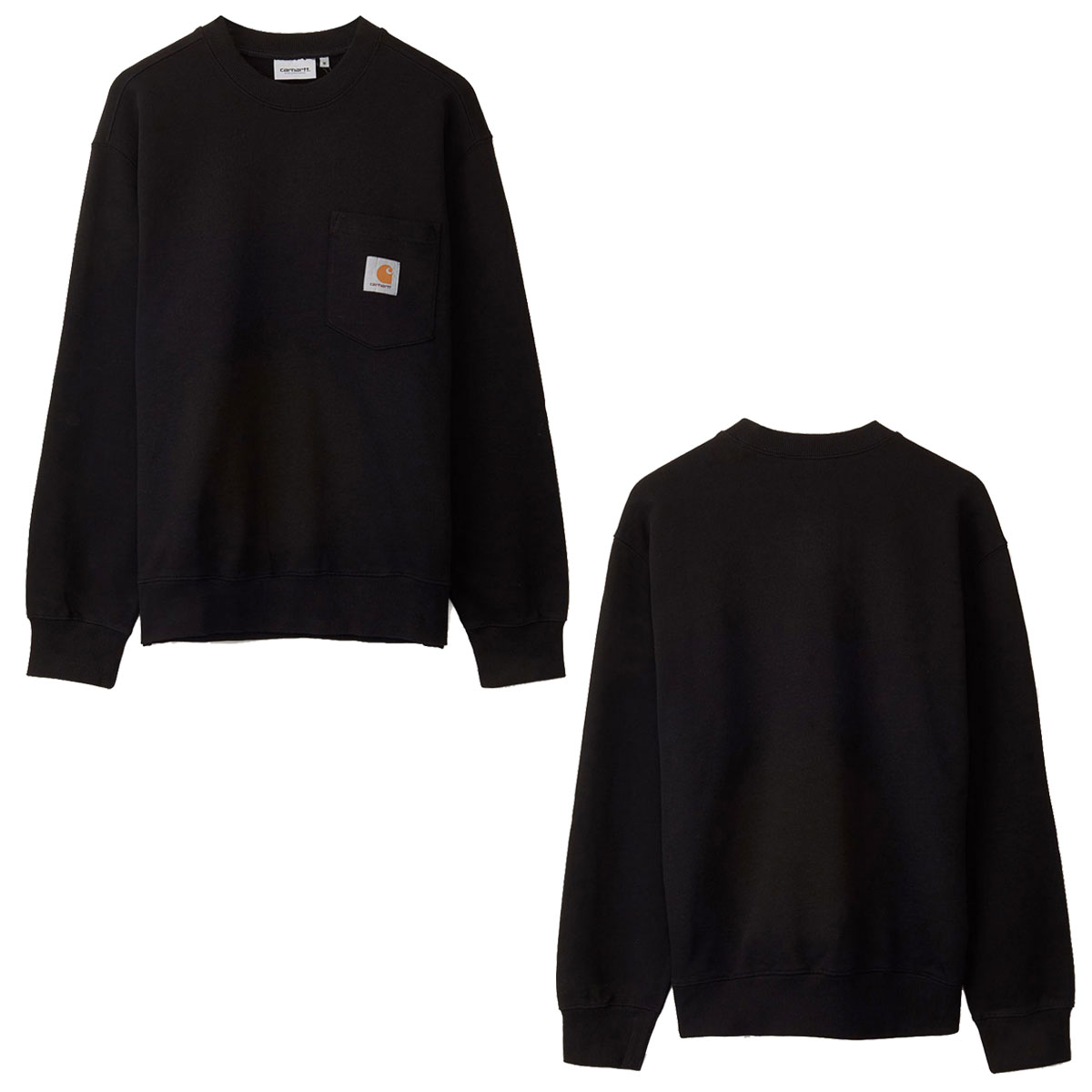 �����ϡ��� �ȥ졼�ʡ� ��� ��������Ź CARHARTT WIP ̵�� �ݥ��åȥ������å� ���ݥ���ȥ��� POCKET SWEATSHIRT BLACK I027681 89XX AB0B B1C C1D D5E E13F