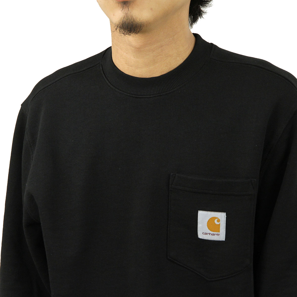 �����ϡ��� �ȥ졼�ʡ� ��� ��������Ź CARHARTT WIP ̵�� �ݥ��åȥ������å� ���ݥ���ȥ��� POCKET SWEATSHIRT BLACK I027681 89XX AB0B B1C C1D D5E E13F
