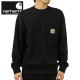 �����ϡ��� �ȥ졼�ʡ� ��� ��������Ź CARHARTT WIP ̵�� �ݥ��åȥ������å� ���ݥ���ȥ��� POCKET SWEATSHIRT BLACK I027681 89XX AB0B B1C C1D D5E E13F