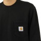 �����ϡ��� �ȥ졼�ʡ� ��� ��������Ź CARHARTT WIP ̵�� �ݥ��åȥ������å� ���ݥ���ȥ��� POCKET SWEATSHIRT BLACK I027681 89XX AB0B B1C C1D D5E E13F