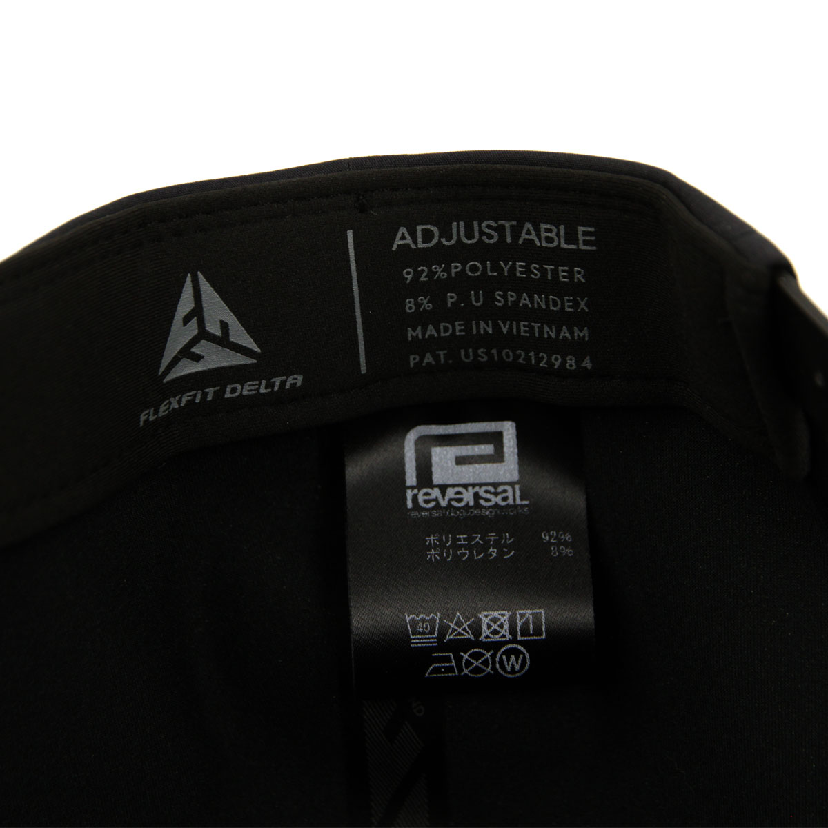 ��С����� ��� ��ǥ����� ˹�� ��������Ź REVERSAL ���� ����å� FLEXFIT DELTA ADJUSTABLE CAP 180A RVFT002-BK BLACK A06B B3C C3D D4E E13F