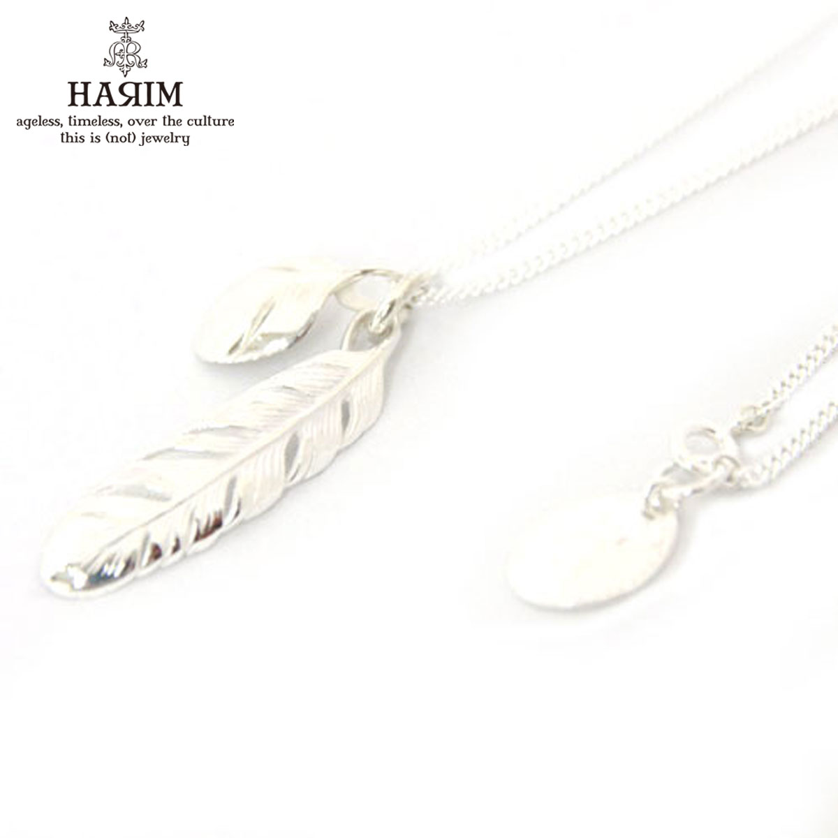 ϥ HARIM Ź ͥå쥹 NEW LEEF FEATHER VERY SHINE WH NECKLACE HRP080 VR A82B B3C C3D D8E E32F