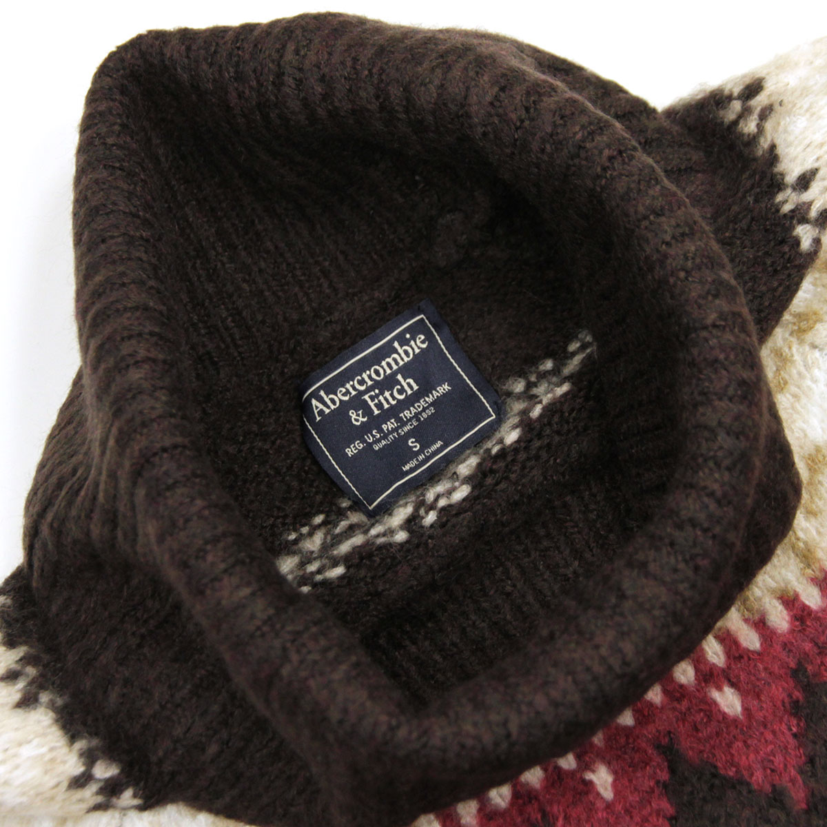 Х  ǥ  AbercrombieFitch ȥͥå Fair Isle Turtleneck Sweater 150-490-1211-429 A02B B2C C1D D7E E04F