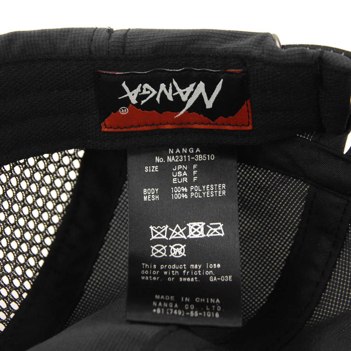 ʥ  ǥ å Ź NANGA å åȥå ˹ DotAir MESH JET CAP NA2411-3B906 P.BLK PURE BLACK A16B B3C C3D D4E E13F