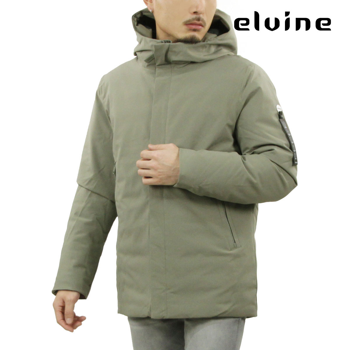 ����Х��� ��� ���㥱�å� ��������Ź ELVINE �������� VHINNER THERMORE ECO DOWN JACKET 330100 209 MARTINI OLIVE