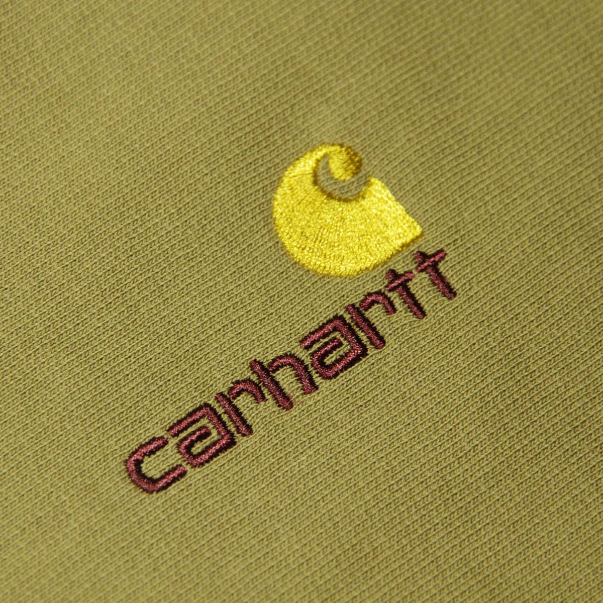 �����ϡ��� ��� �ѡ����� ������ CARHARTT WIP �ա��ǥ��� �ץ륪���С� ���� HOODED AMERICAN SCRIPT SWEATSHIRT I028279 - LARCH
