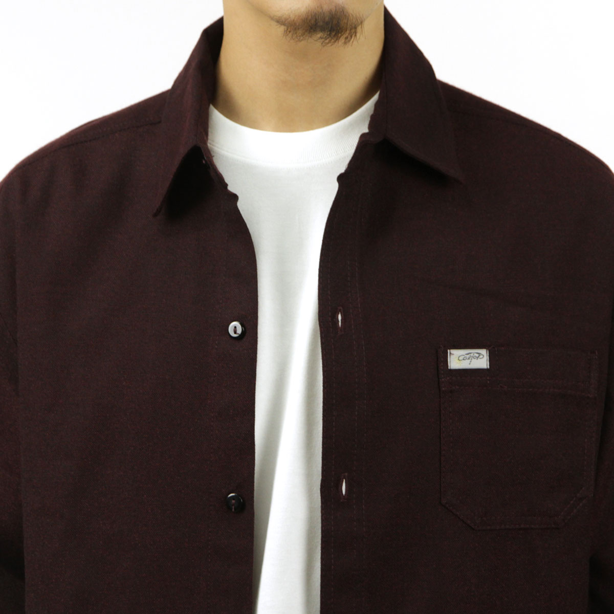 �����ȥå� ��� Ĺµ����� ������ CALTOP �����奢�륷��� CALTOP SOLID LONG SLEEVE SHIRTS 2000 Ĺµ �����ȥå� ����ȥå� ����åɥ����  AC3B B1C C1D D6E E11F