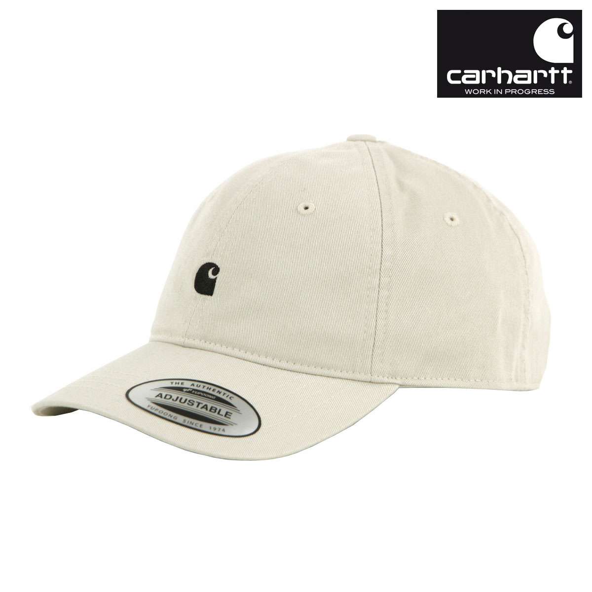 �����ϡ��� ��� ��ǥ����� ����å� ������ CARHARTT WIP ˹�� ���� MADISON LOGO CAP MOONBEAM / BLACK I023750 2DUXX
