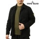 ���ȡ��󥢥����� ��� ����ĥ��㥱�å� ������ STONE ISLAND ���åץ��å� ���åȥ� �������� ORGANIC COTTON STRETCH BROKEN TWILL 'OLD' EFFECT REGULAR OVERSHIRT BLACK 1200001 S0004 V0129