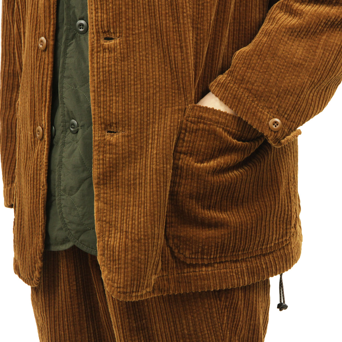 ��˥ե����� �����ȥɥ� ����������� �ơ��顼�ɥ��㥱�å� ��� ��������Ź UNFRM OUTDOOR STANDARD �������� �����ǥ�������㥱�å� RANDOM CORDUROY SOLAR SENSOR TAILORED JACKET AW-7180-BR BROWN AB9B B1C C1D D4E E04F