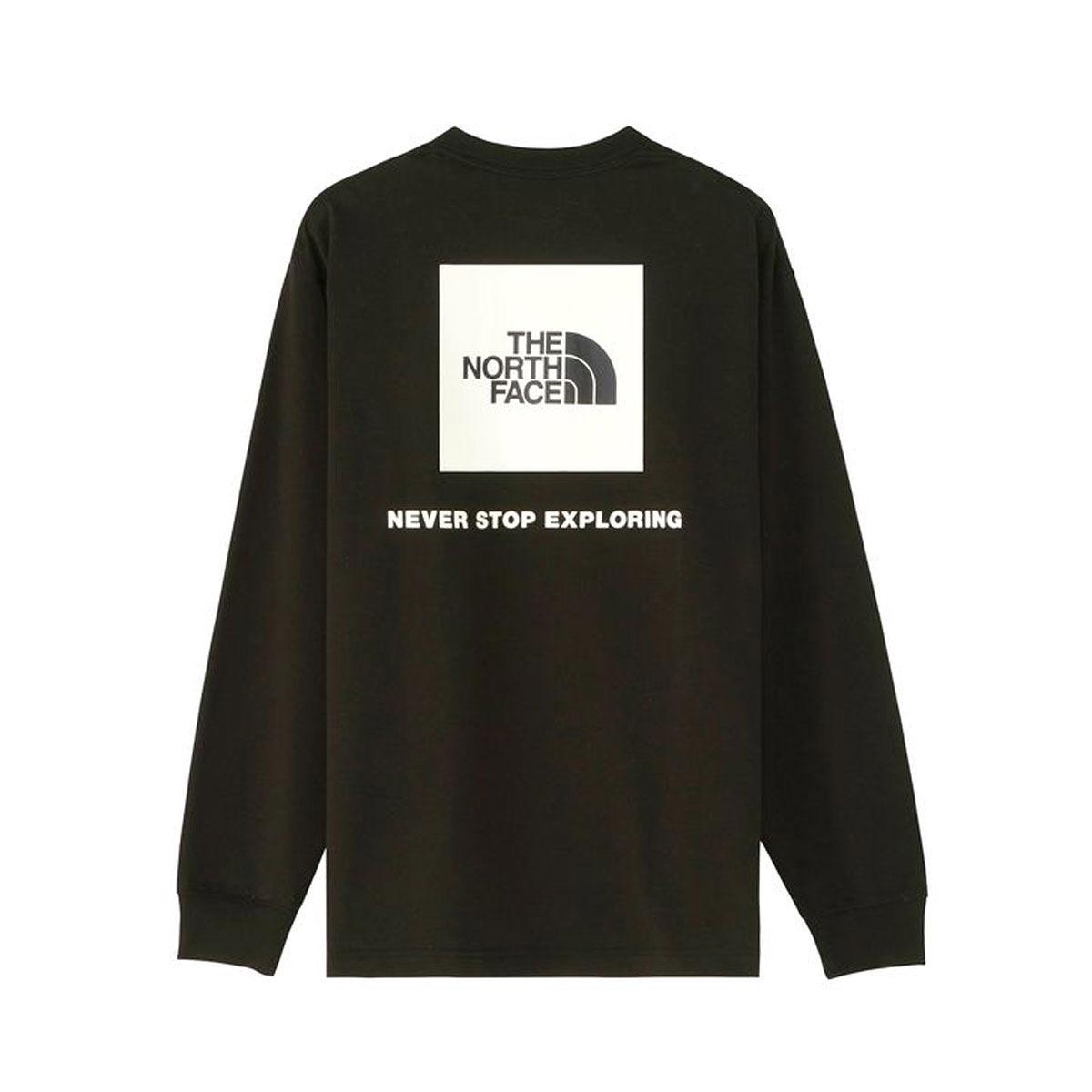�Ρ����ե����� ��� ����T ������ THE NORTH FACE �Хå��ץ��� ĹµT����� �������� LONG SLEEVE BOX NSE TEE NF0A87NN JK3 BLACK A14B B1C C1D D2E E01F