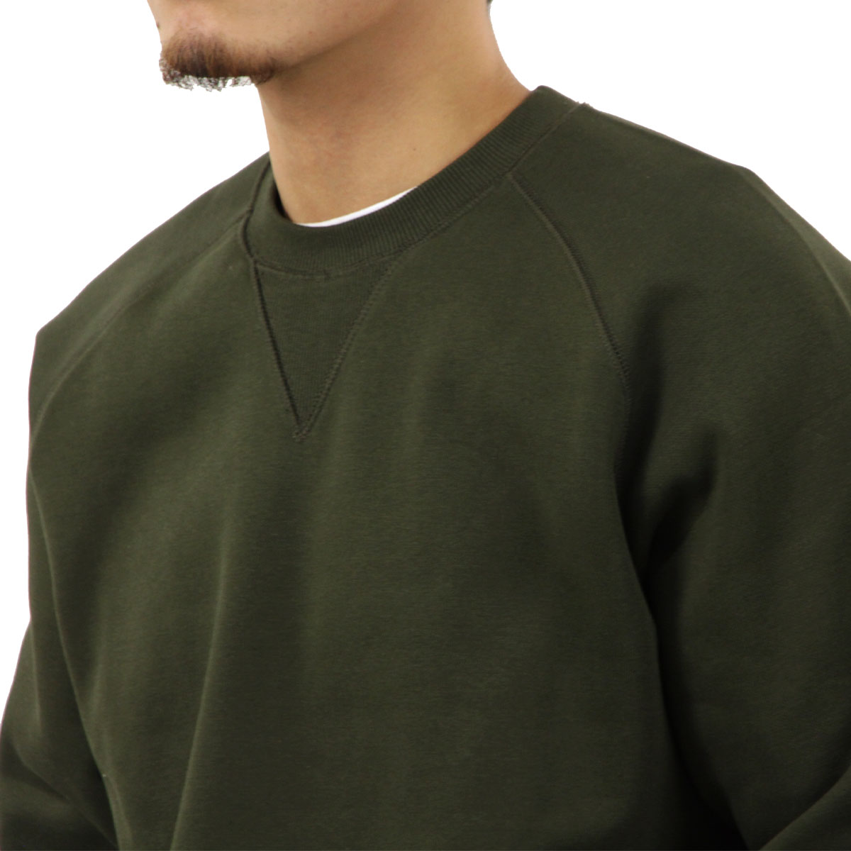 �����ϡ��� ��� �������å� ������ CARHARTT WIP ���롼�ͥå� �ȥ졼�ʡ� CHASE SWEATSHIRT OLIVE/GOLD I033660 3CBXX