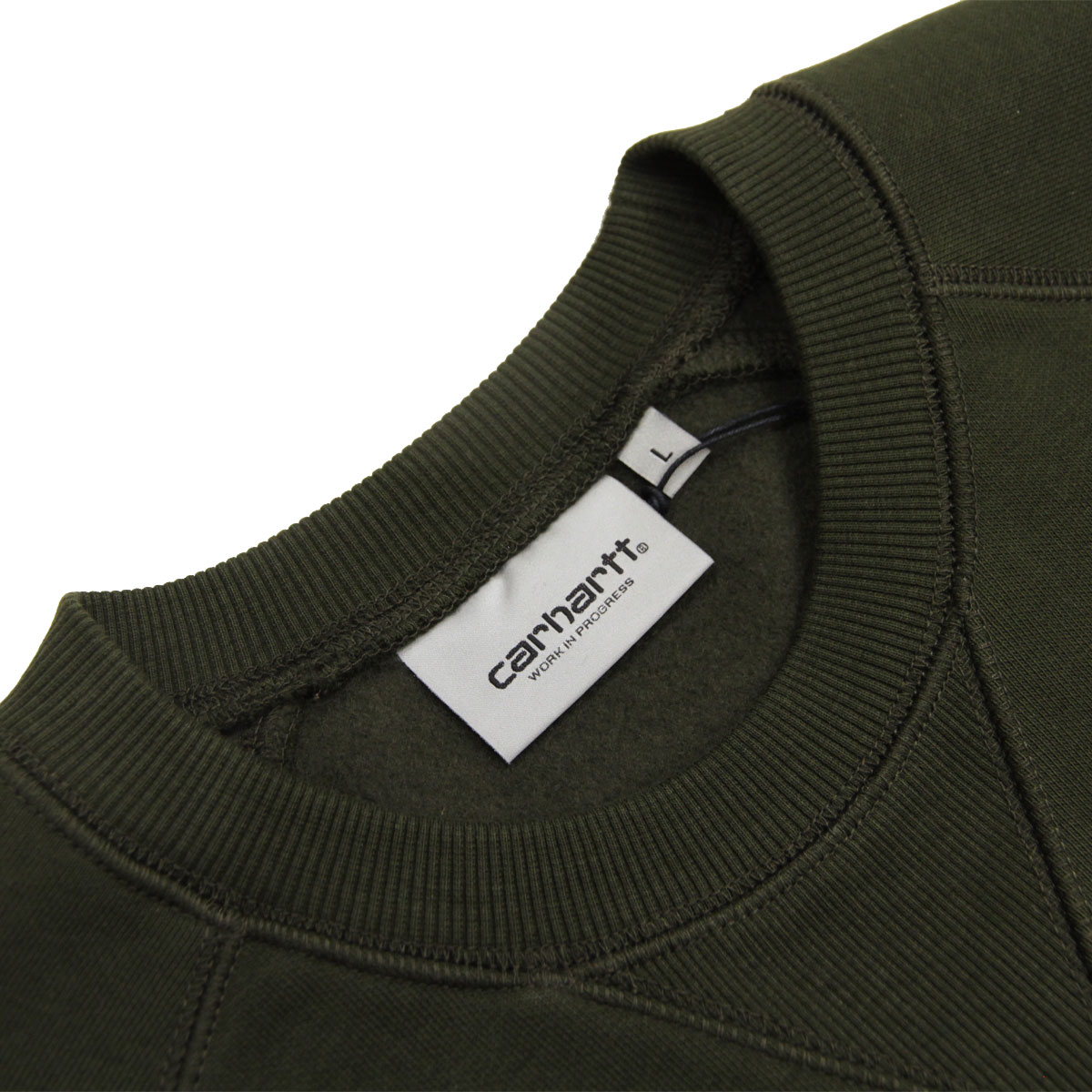 �����ϡ��� ��� �������å� ������ CARHARTT WIP ���롼�ͥå� �ȥ졼�ʡ� CHASE SWEATSHIRT OLIVE/GOLD I033660 3CBXX