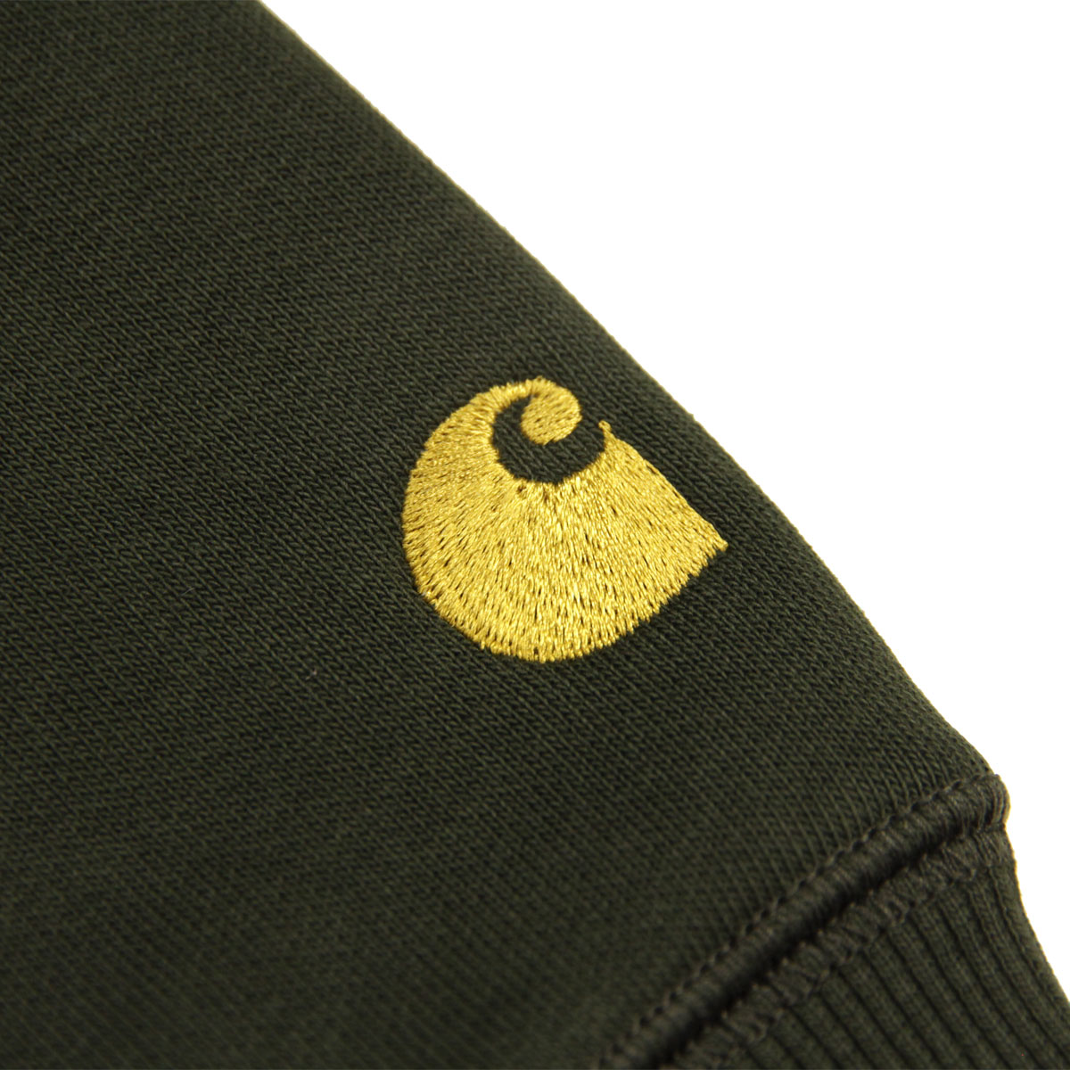 �����ϡ��� ��� �������å� ������ CARHARTT WIP ���롼�ͥå� �ȥ졼�ʡ� CHASE SWEATSHIRT OLIVE/GOLD I033660 3CBXX