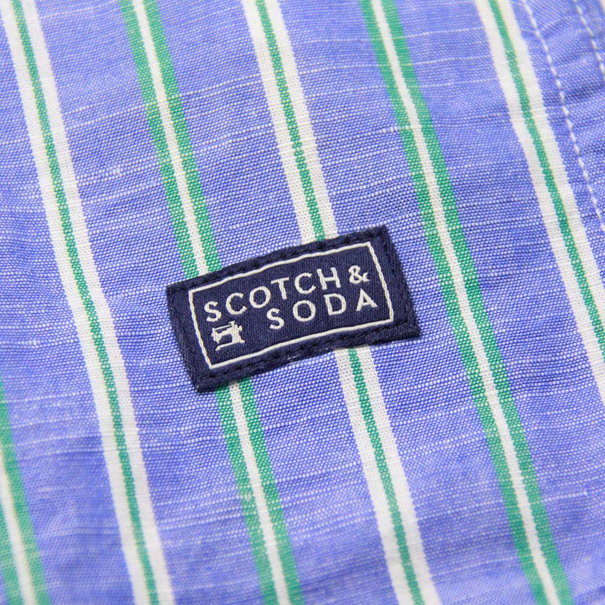 �����å�����ɥ����� ����� ��������Ź SCOTCH��SODA Ⱦµ����� Ⱦµ�������� YARN-DYED SHORTSLEEVE COTTON/LINEN SHIRT 155231 0220 12404 96 COMBO D A39B B1C C1D D6E E07F