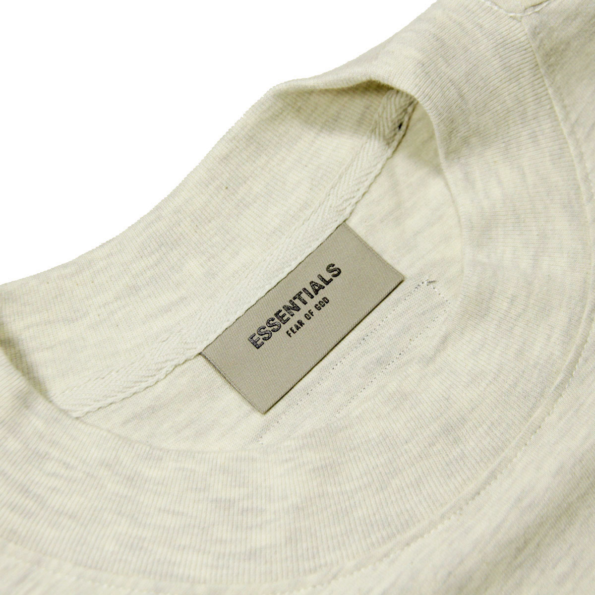 �ե������֥��å� ����T ��� ������ FEAR OF GOD ���å��󥷥�륺 ĹµT����� ����T �Хå��ץ��� ���롼�ͥå� FEAR OF GOD ESSENTIALS LONG SLEEVE T-SHIRT LIGHT HEATHER OATMEAL AA5B B1C C1D D2E E02F