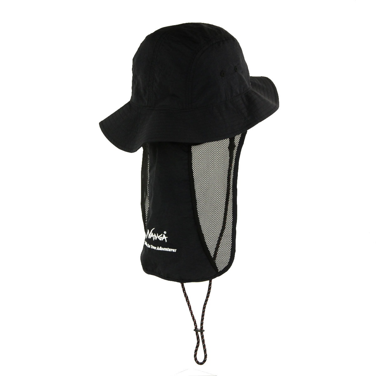 �ʥ� ��� ��ǥ����� �ϥå� ��������Ź NANGA �ʥ����� ���󥷥����ɥϥå� ˹�� NYLON TUSSER SUNSHADE HAT NA2221-3B501 BLACK