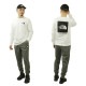 �Ρ����ե����� ��� ����T ������ THE NORTH FACE �Хå��ץ��� ĹµT����� �������� LONG SLEEVE BOX NSE TEE NF0A87NN FN4 WHITE A14B B1C C1D D2E E13F