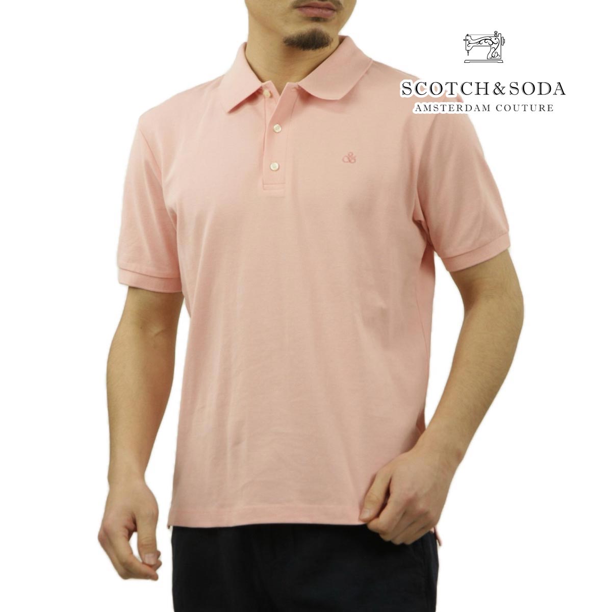 �����å�����ɥ����� ��� �ݥ������ ��������Ź SCOTCH��SODA ���ݥ���� ���� �ԥ��ݥ� CLASSIC PIQUE ORGANIC COTTON POLO 166897 1573 POP PINK