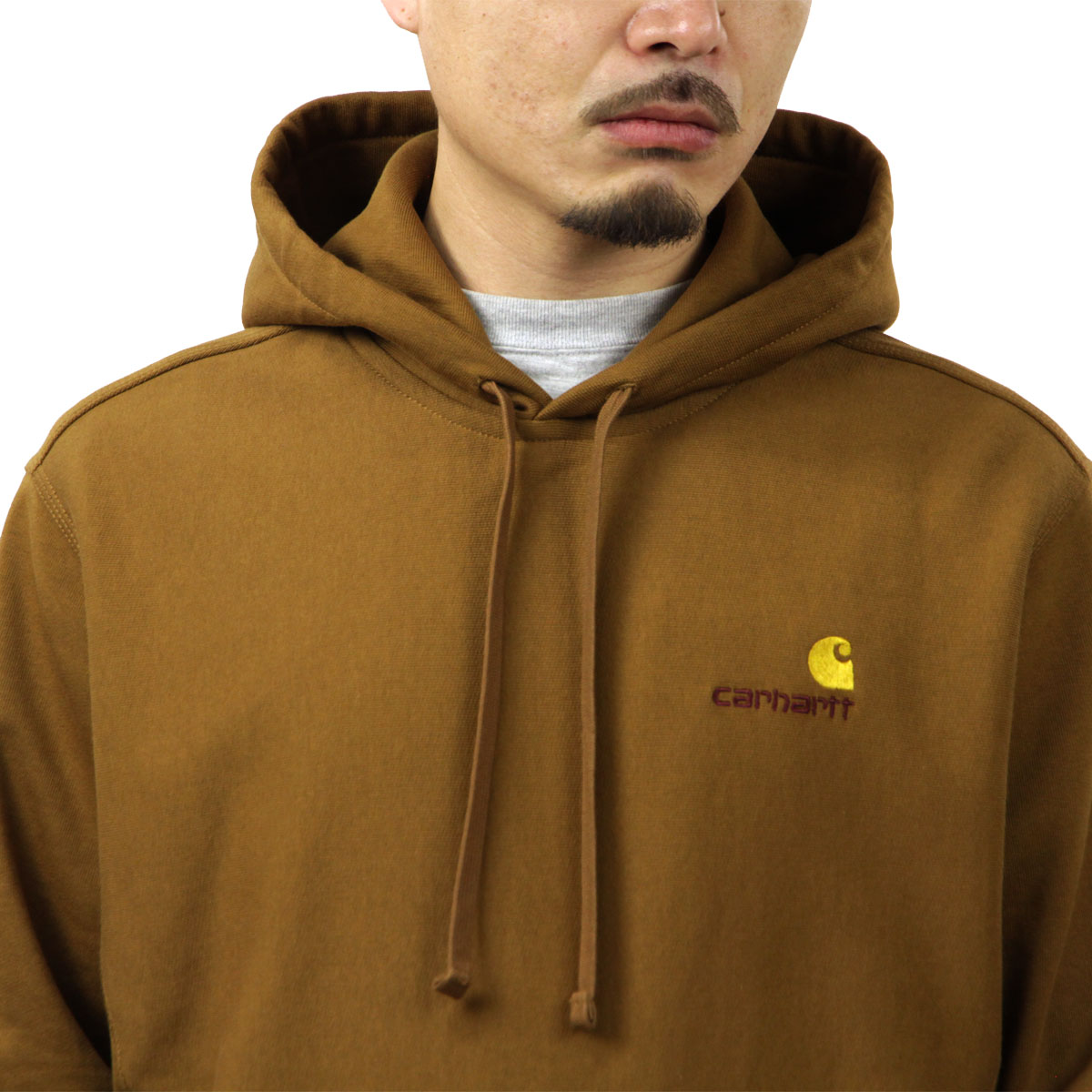 �����ϡ��� ��� �ѡ����� ������ CARHARTT WIP �ץ륪���С� ���� �ա��ǥ��� HOODED AMERICAN SCRIPT SWEATSHIRT MARRONE HAMILTON I028279  AB0B B1C C1D D5E E04F