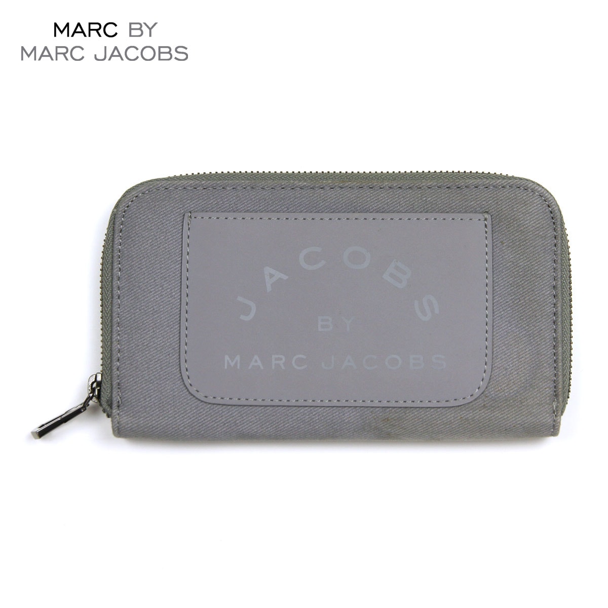 ڥȥåʡۥޡ֥ MARCJACOBS   Laminated Twill Jacobs Long Zip Wallet (W19*H11cm) A08B B3C C3D D3E E02F