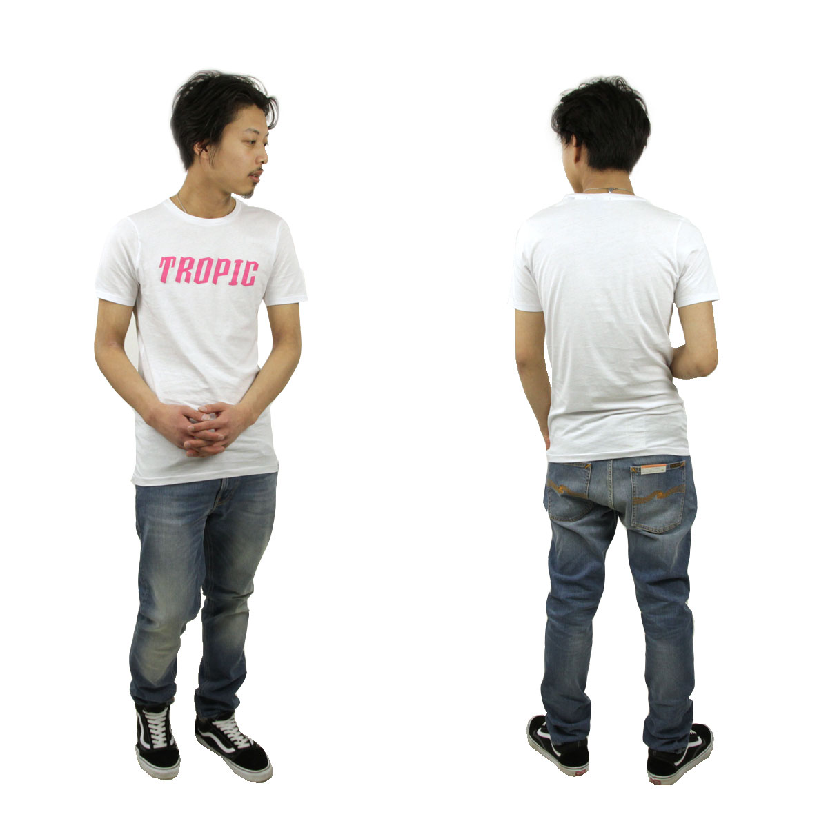 �����å�����ɥ����� T����� ��� ��������Ź SCOTCH��SODA ȾµT����� ���롼�ͥå�T����� SUMMER CREWNECK TEE WITH BRIGHT TEXT ARTWORK 148997 0006 WHITE A39B B1C C1D D1E E01F