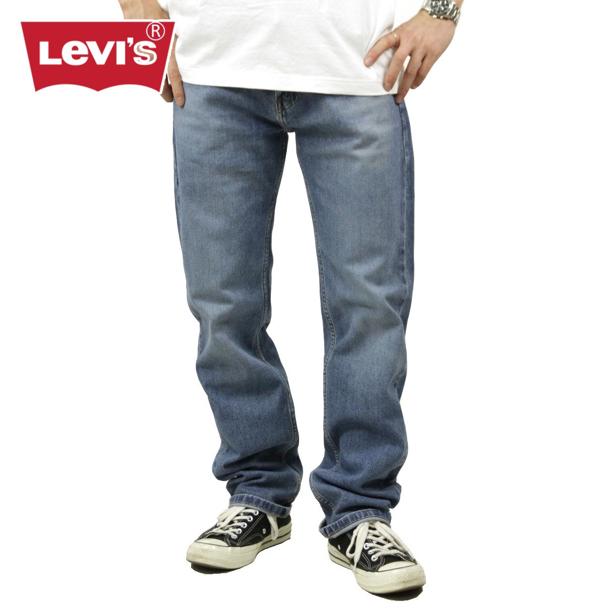 �꡼�Х��� 505 ��� ������ LEVI'S ������ �쥮��顼�ե��å� ���ȥ졼�� ���ȥ�å� �ǥ˥� ������ �饤�� ���顼 LEVIS 505 REGULAR FIT STRAIGHT STRETCH DENIM JEANS LIGHT COLOR 00505-2224 A30B B1C C2D D1E E07F