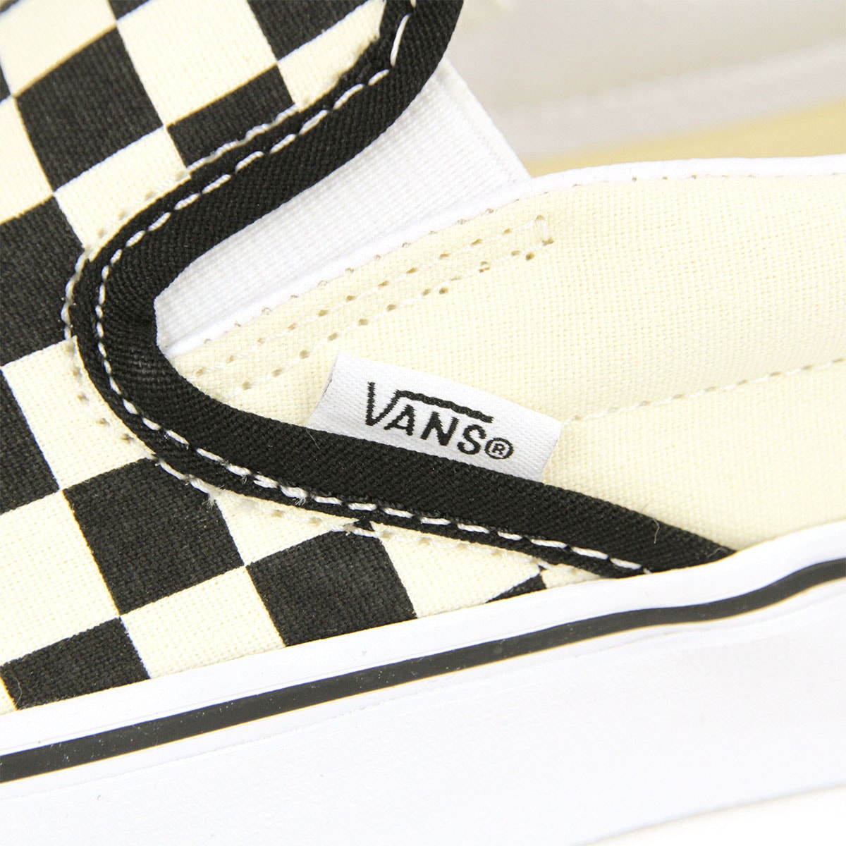 �Х� ����åݥ� ��� ��������Ź VANS ���ˡ����� �����å����ܡ��� VANS CLASSIC SLIP-ON BLK&WHTCHCKERBOARD/WHT VN000EYEBWW A33B B1C C4D D2E E01F