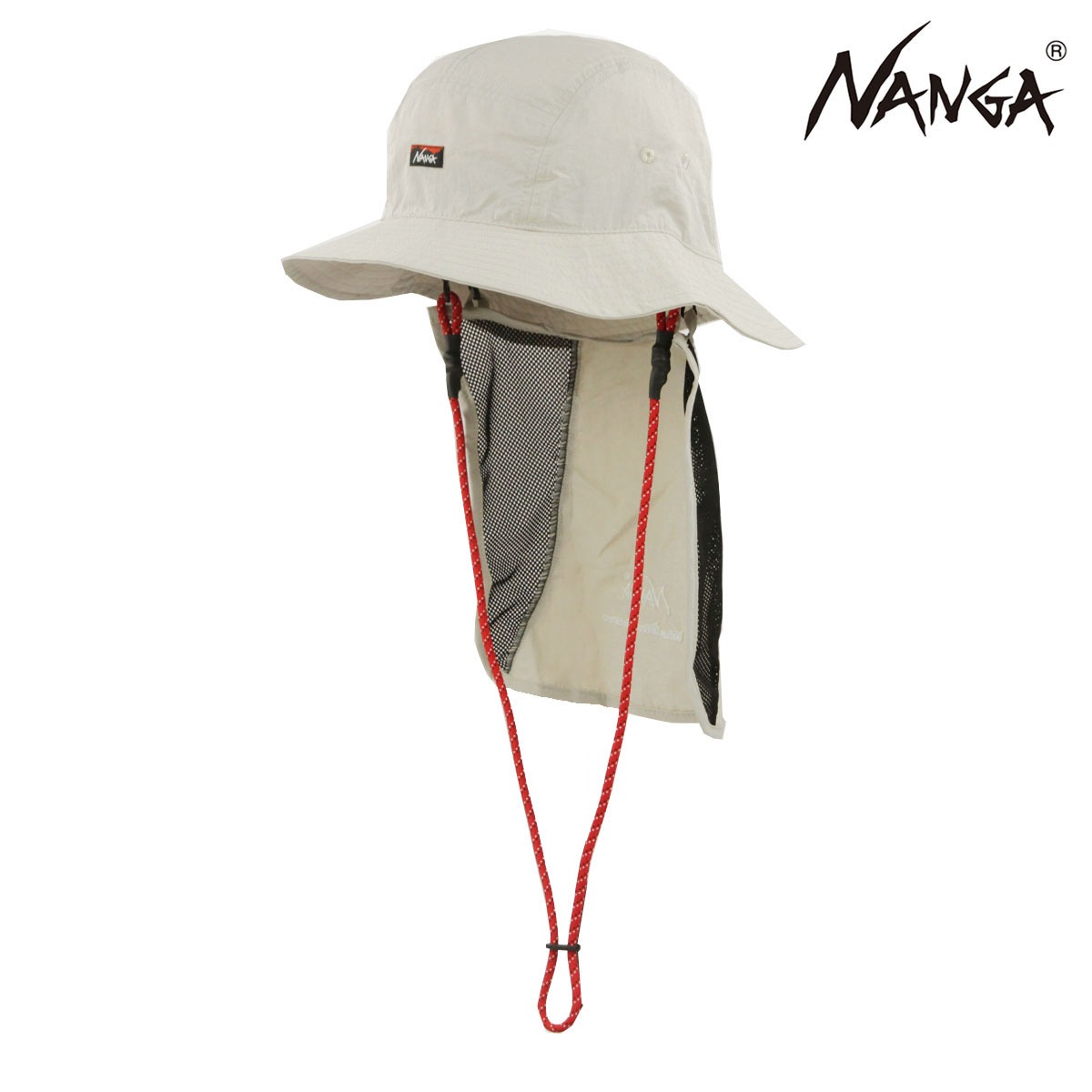 �ʥ� ��� ��ǥ����� �ϥå� ��������Ź NANGA �ʥ����� ���󥷥����ɥϥå� ˹�� NYLON TUSSER SUNSHADE HAT NA2221-3B501 IVORY