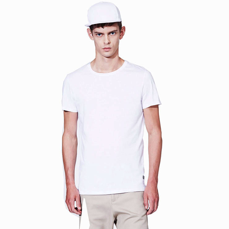 Х elvine Ź  ȾµT BASIC REGULAR FIT CREW NECK TEE WHITE 1100 100 A91B B1C C1D D1E E01F