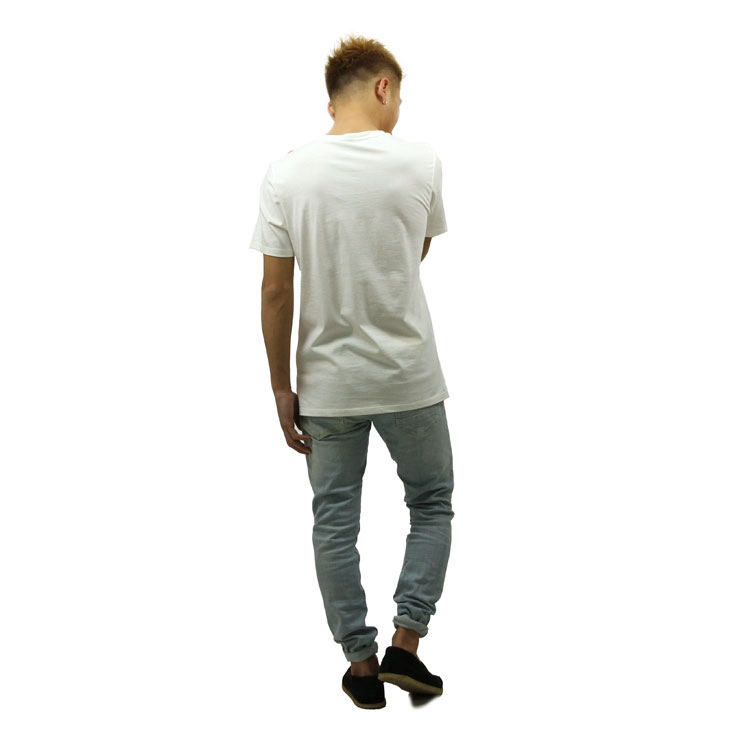 Х elvine Ź  ȾµT BASIC REGULAR FIT CREW NECK TEE WHITE 1100 100 A91B B1C C1D D1E E01F