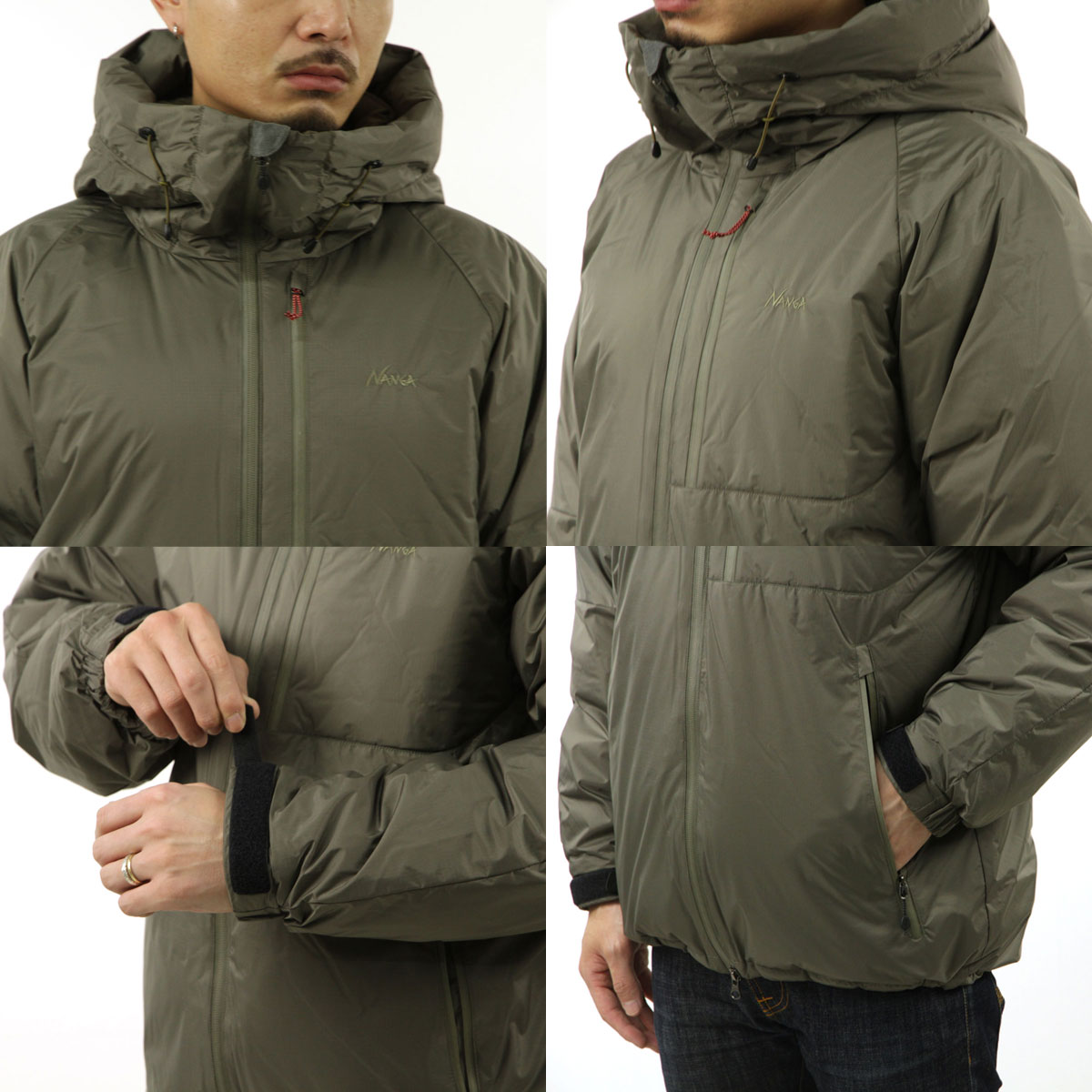 ʥ  󥸥㥱å Ź NANGA  㥱å  AURORA TEX DOWN JACKET ND2441-1A001 M.GRY MOCA.GREY A16B B1C C1D D4E E02F