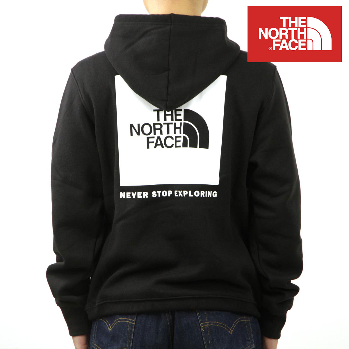 Ρե  ѡ  THE NORTH FACE Хåץ ץ륪С աǥ  BOX NSE PULLOVER HOODIE NF0A7UNS KY4 TNF BLACK / TNF WHITE