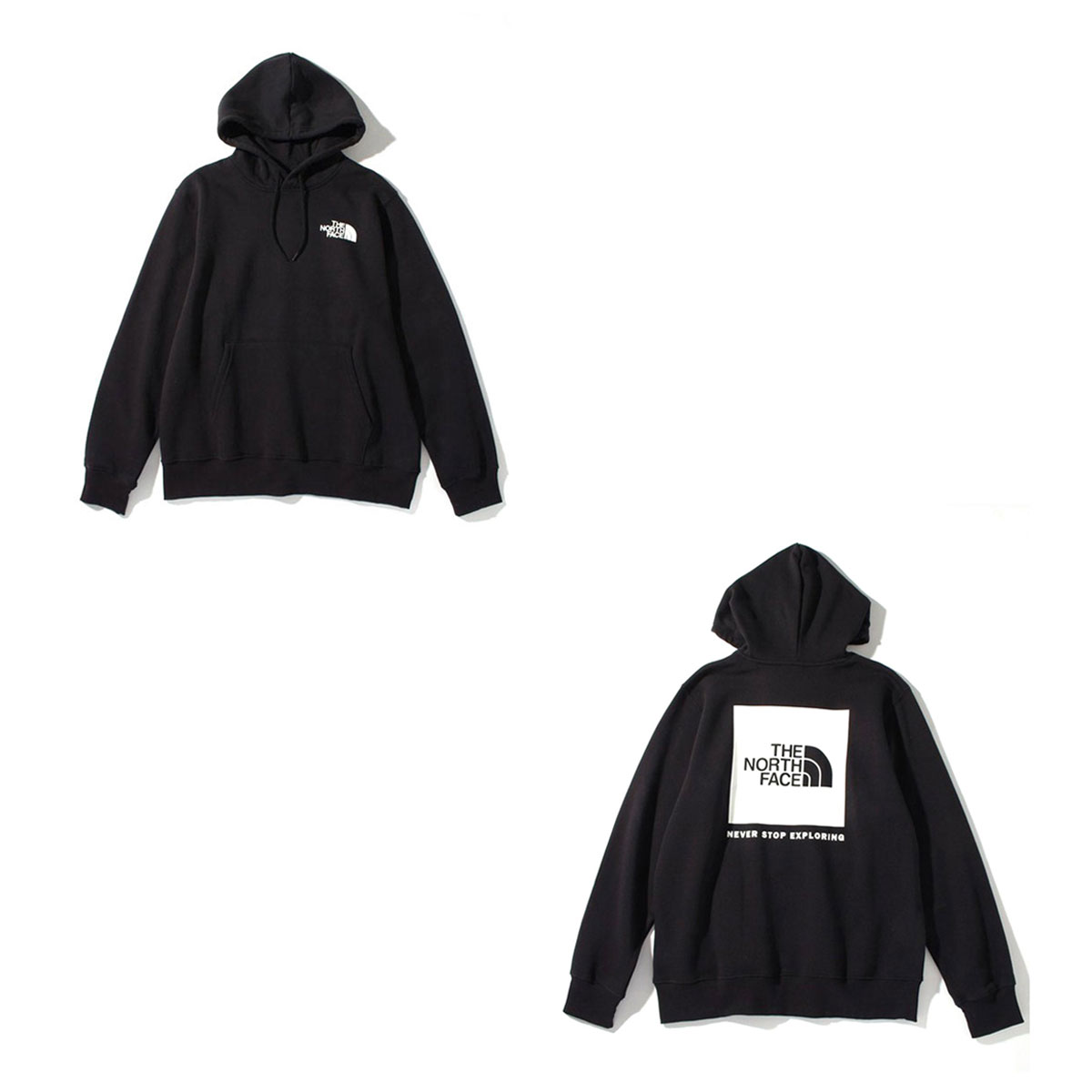 Ρե  ѡ  THE NORTH FACE Хåץ ץ륪С աǥ  BOX NSE PULLOVER HOODIE NF0A7UNS KY4 TNF BLACK / TNF WHITE