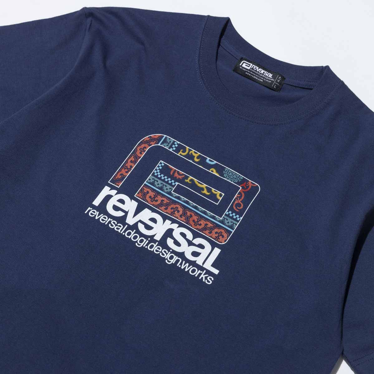 ��С����� ��� ȾµT����� ��������Ź REVERSAL ���åȥ� ���롼�ͥå� ���� �Хå��ץ��� BOKH BIG MARK COTTON TEE ���ݎÎގ����� rv26ss001 ID INDIGO A06B B1C C1D D1E E07F