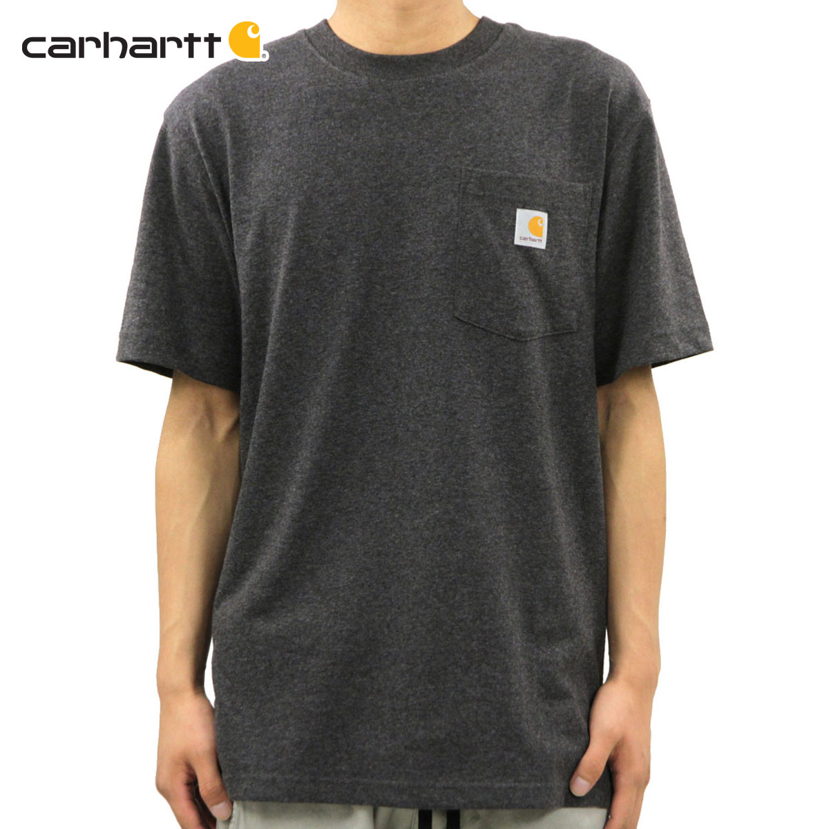 �����ϡ��� T����� ��� ��������Ź CARHARTT ȾµT����� WORKWEAR POCKET SHORT-SLEEVE T-SHIRT K87 CRH CHARCOAL HEATHER A11B B1C C1D D1E E02F