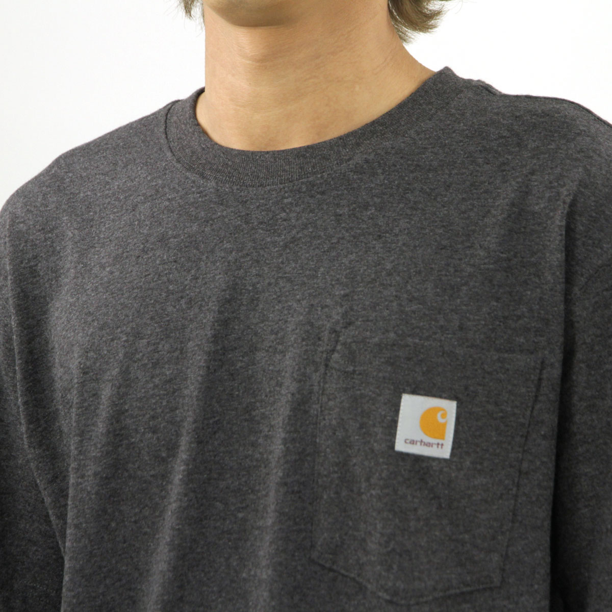 �����ϡ��� T����� ��� ��������Ź CARHARTT ȾµT����� WORKWEAR POCKET SHORT-SLEEVE T-SHIRT K87 CRH CHARCOAL HEATHER A11B B1C C1D D1E E02F
