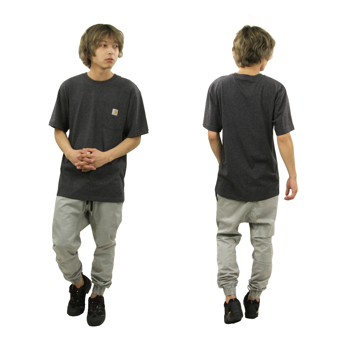 �����ϡ��� T����� ��� ��������Ź CARHARTT ȾµT����� WORKWEAR POCKET SHORT-SLEEVE T-SHIRT K87 CRH CHARCOAL HEATHER A11B B1C C1D D1E E02F