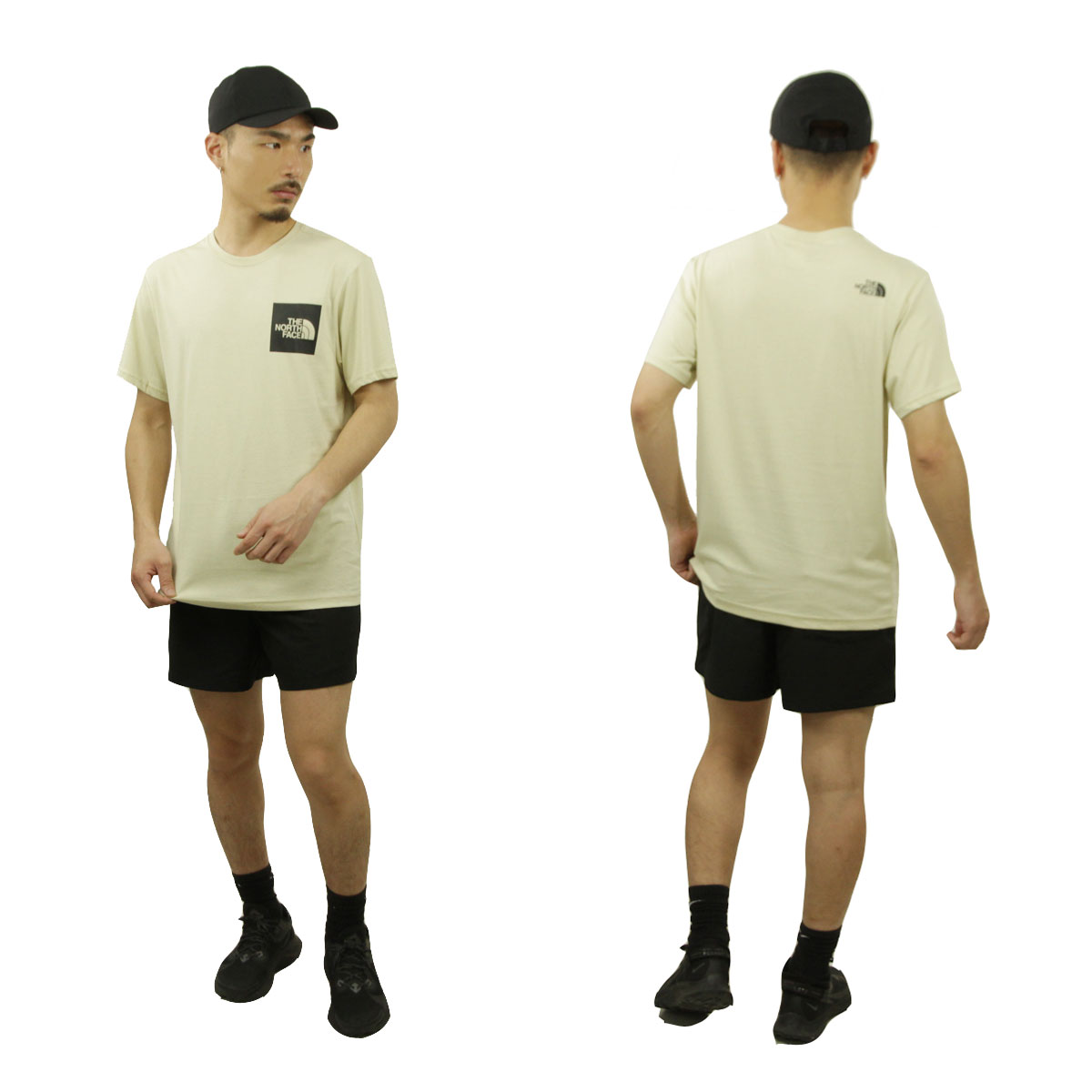 �Ρ����ե����� ��� ȾµT����� ������ THE NORTH FACE ���롼�ͥå� ���� SHORT SLEEVE FINE TEE - EU NF00CEQ5 3X4 GRAVEL