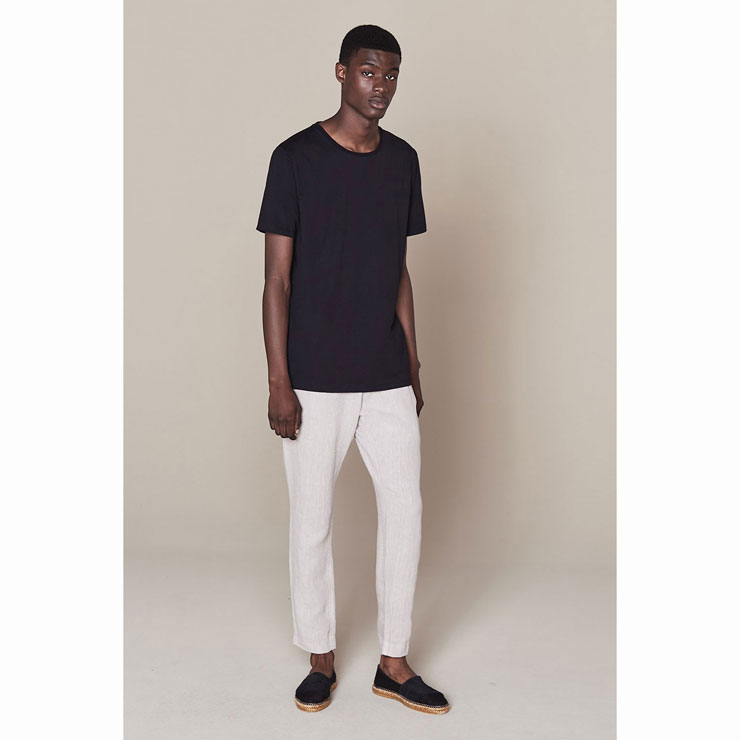 Х elvine Ź  ȾµT BASIC REGULAR FIT CREW NECK TEE BLACK 1100 110 A91B B1C C1D D1E E13F