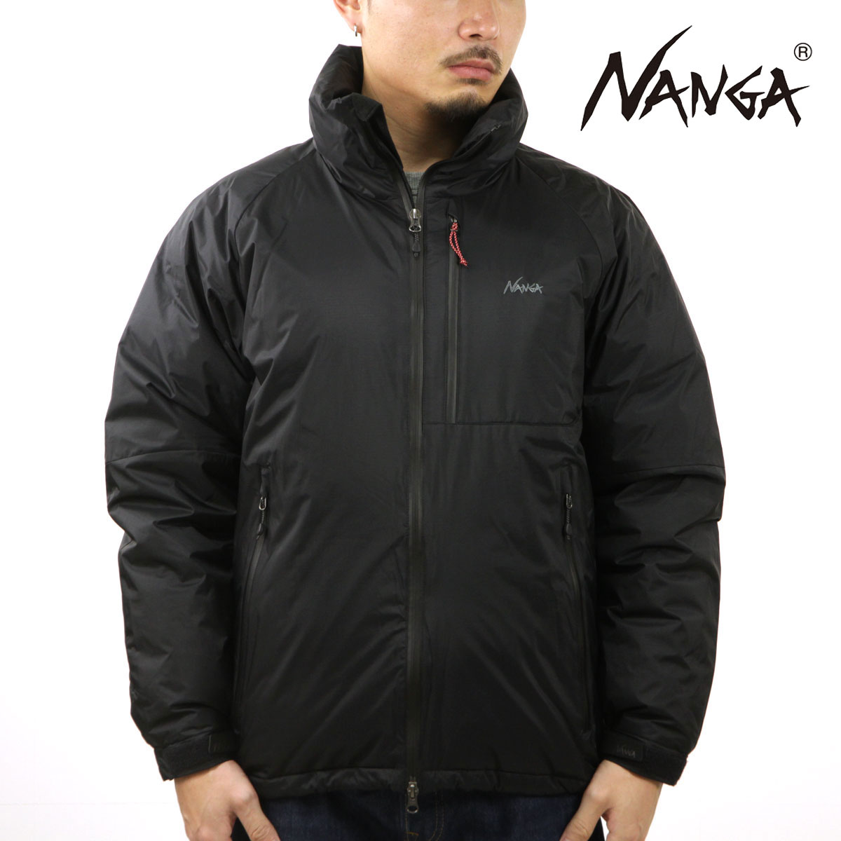 ʥ  󥸥㥱å Ź NANGA  㥱å ɥ顼  AURORA TEX STAND COLLAR DOWN JACKET ND2441-1A002 BLK BLACK A16B B1C C1D D4E E13F