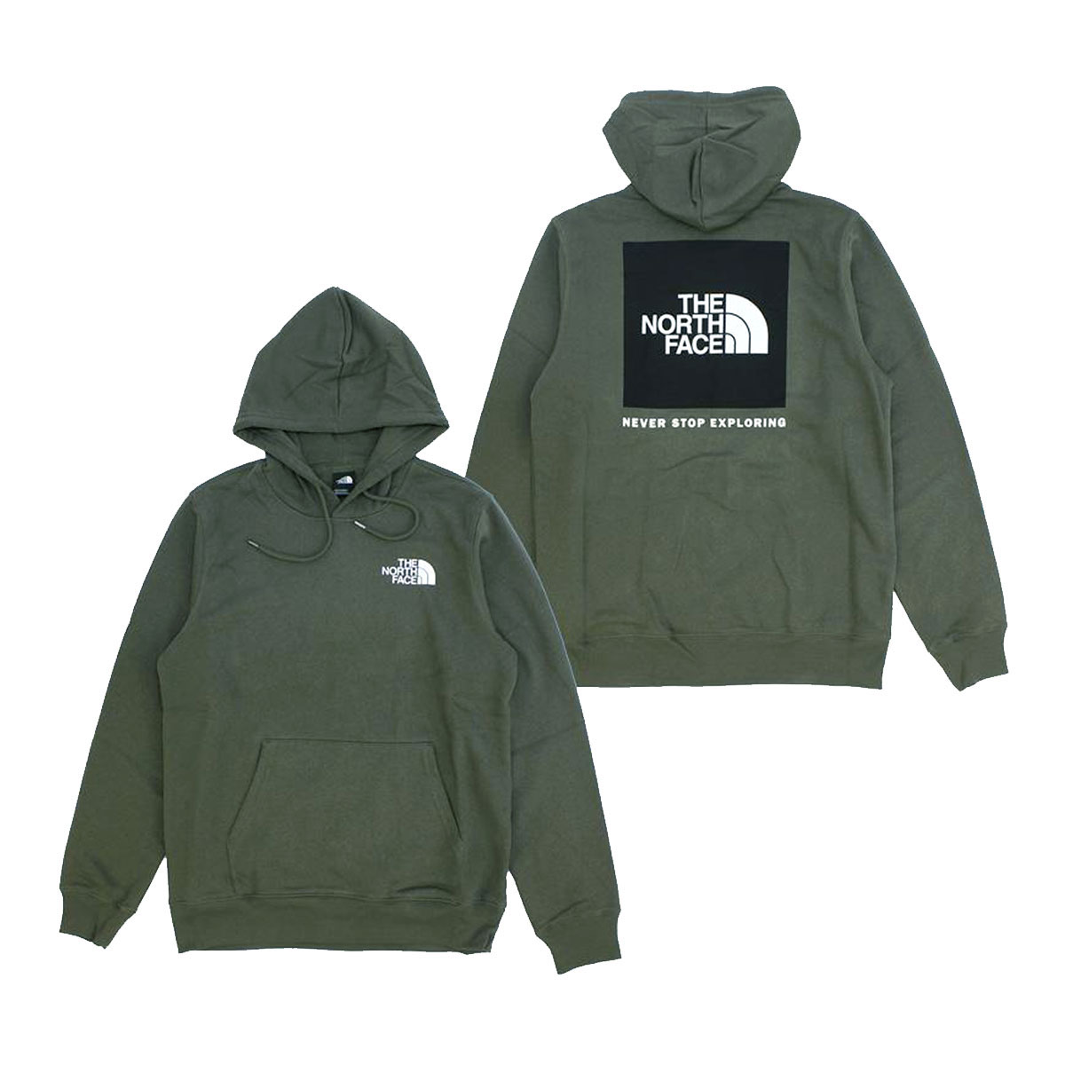 Ρե  ѡ  THE NORTH FACE Хåץ ץ륪С աǥ  BOX NSE PULLOVER HOODIE NF0A7UNS WTQ THYME / TNF BLACK