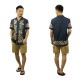 �����å�����ɥ����� ��� ���ߥ���� ��������Ź SCOTCH��SODA Ⱦµ����� �����ϥ���� SEASONAL PRINTED HAWAIIAN DETAILED SHIRT 166014 0218 COMBO B