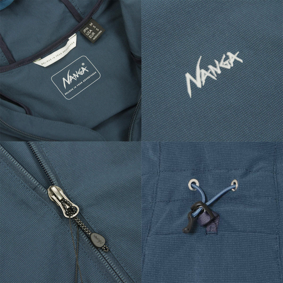�ʥ� ��� �������� ��������Ź NANGA ���åץ��åץѡ����� ���㥱�å� DotAir COMFY ZIP PARKA NW2411-1E901 BLU BLUE A16B B1C C1D D4E E07F