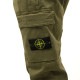 ���ȡ��󥢥����� ��� �ȥ饦�����ѥ�� ������ STONE ISLAND ���åȥ� �������ѥ�� ORGANIC COTTON STRETCH BROKEN TWILL GARMENT DYED 'OLD' EFFECT CARGO TROUSER PANTS MILITARY GREEN 3100051 S0004 V015G