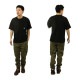 ���ȡ��󥢥����� ��� �ȥ饦�����ѥ�� ������ STONE ISLAND ���åȥ� �������ѥ�� ORGANIC COTTON STRETCH BROKEN TWILL GARMENT DYED 'OLD' EFFECT CARGO TROUSER PANTS MILITARY GREEN 3100051 S0004 V015G