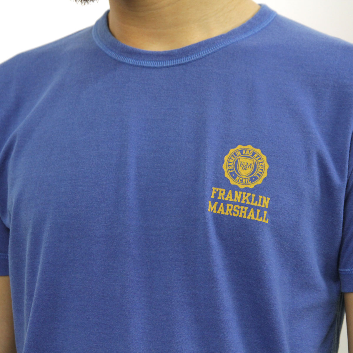ե󥯥 ޡ T Ź FRANKLINMARSHALL ȾµT 롼ͥå  LOGO TEE OLYMPIC TSMF172AN 45181 4005 A61B B1C C1D D1E E07F