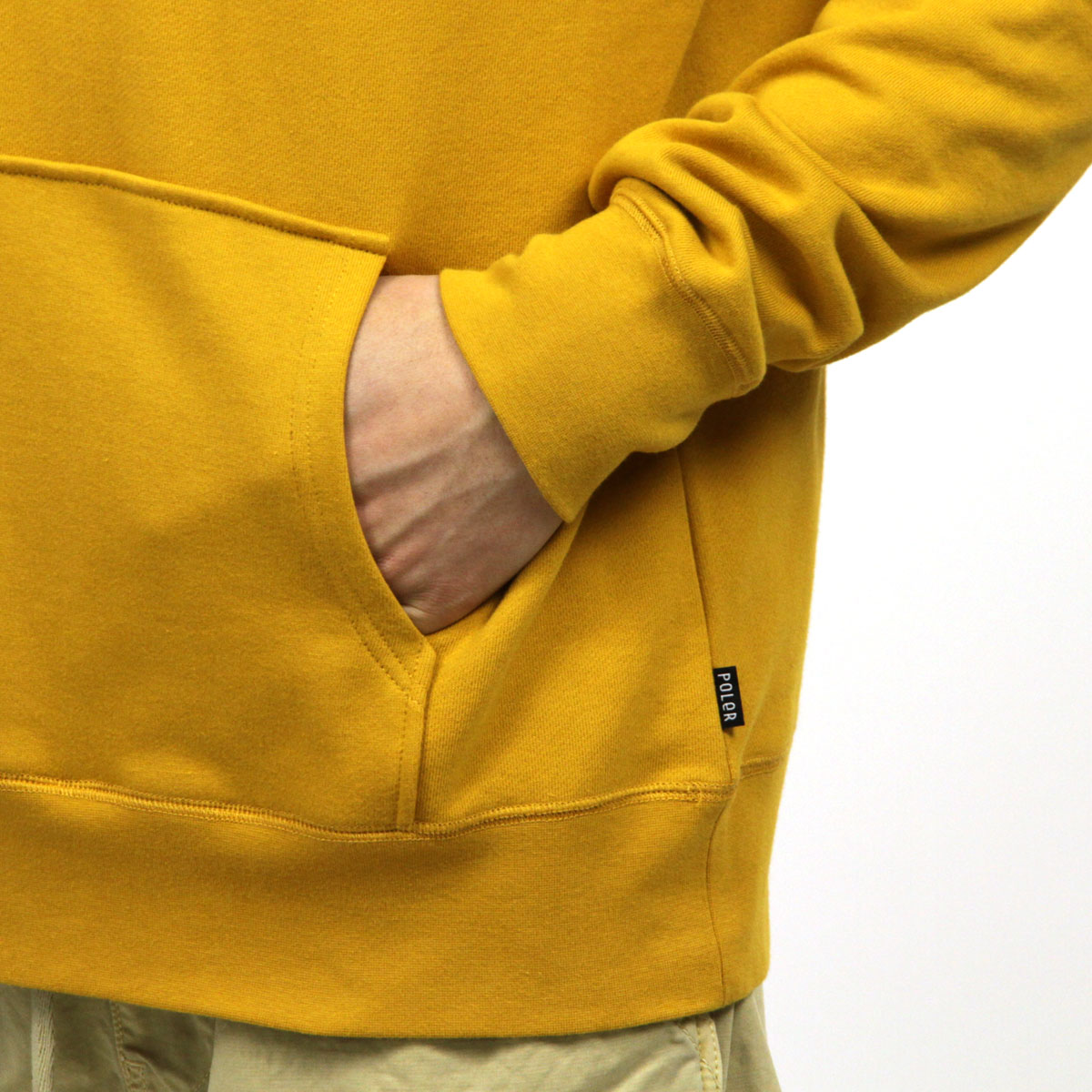 �ݡ��顼 �ѡ����� ��� ��������Ź POLER �ץ륪���С��ѡ�����  LINDEN EMBROIDERED HOODIE 55200060-MUS MUSTARD A79B B1C C1D D5E E12F