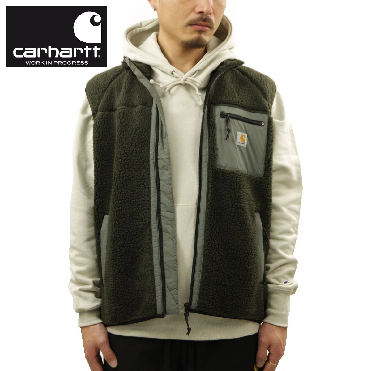 �����ϡ��� �٥��� ��� ������ CARHARTT WIP �ܥ��٥��� �������� PRENTIS VEST LINER CYPRESS/THYME I026719 0GG AB0B B1C C1D D4E E08F
